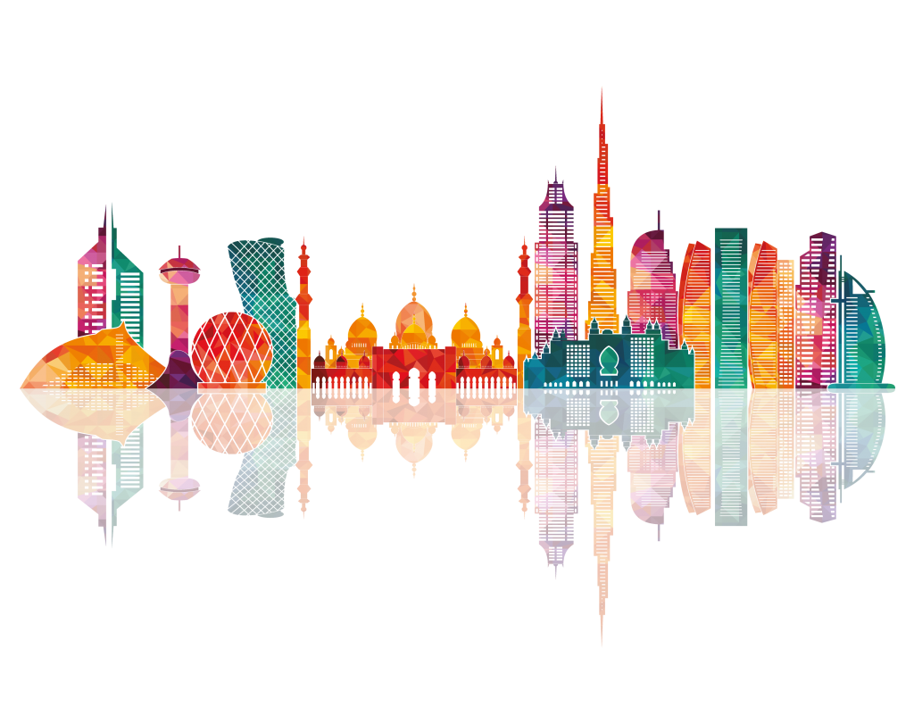 Modern city skyline representing our office location